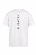 LORAVENTI Essential Tee Oversized white – Jetzt vorbestellen