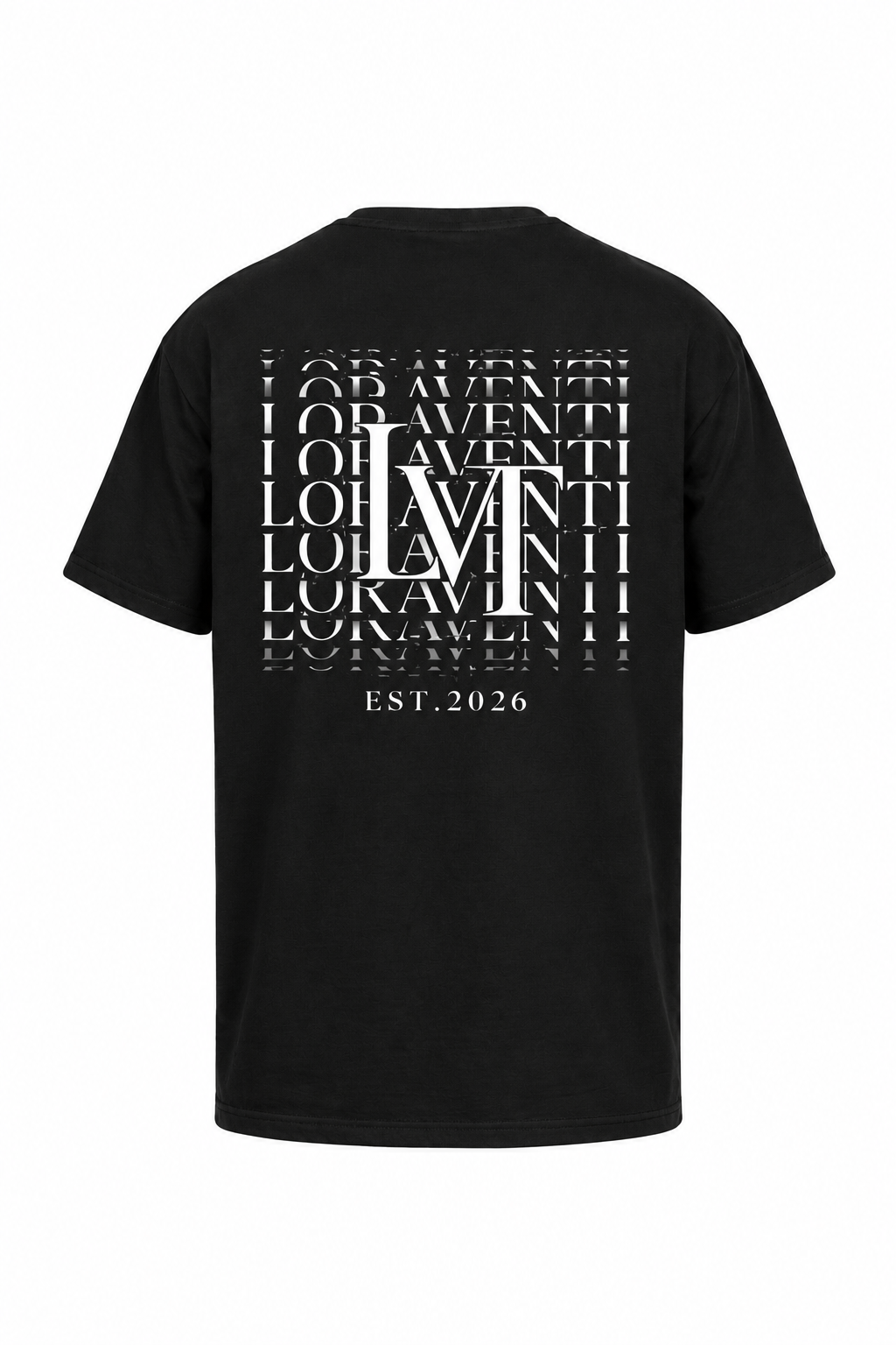 LORAVENTI Monogram Tee Oversized black – Jetzt vorbestellen