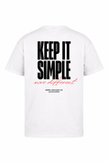 LORAVENTI “Keep It Simple” Tee Oversized white – Jetzt vorbestellen