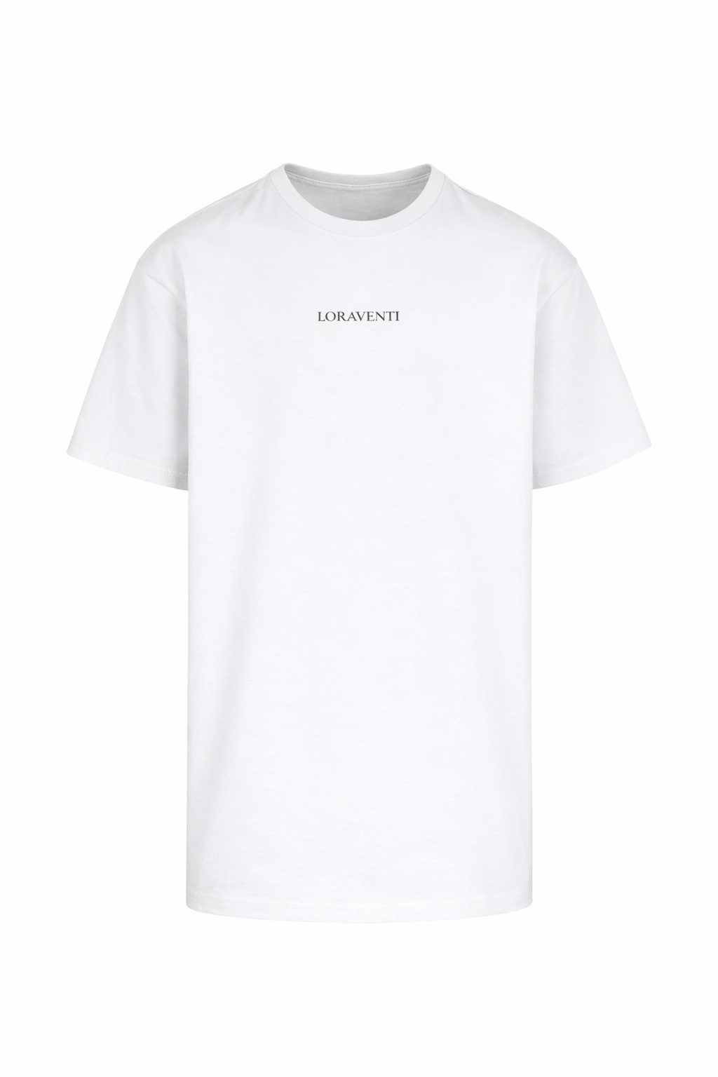 LORAVENTI Monogram Tee Oversized white – Jetzt vorbestellen